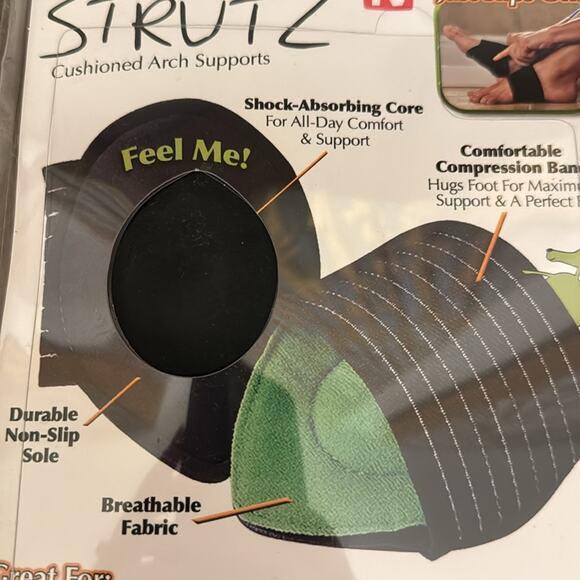 As Seen on TV | Strutz Cushioned Arch Supports - Green NIB - Picture 4 of 7